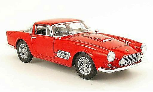 Ferrari 410 Coupe 1/18 Hot Wheels superamerica rood modelauto