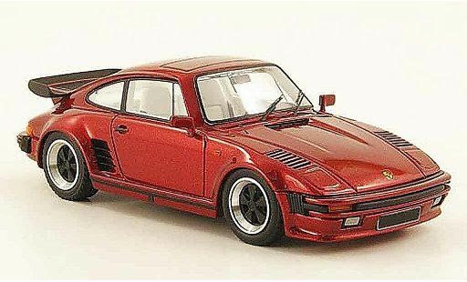 Porsche 911 Turbo 1/43 Look Smart Flatnose rood modelauto