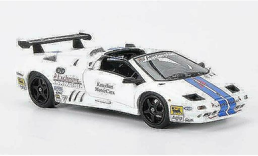 Lamborghini Diablo VT 1/43 Look Smart wit/blauw modelauto