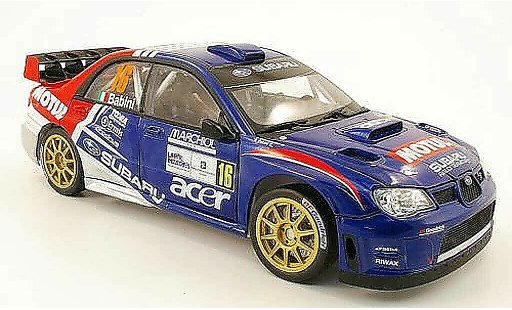 Subaru Impreza WRC 1/18 Sun Star 07 no16 motul rallye monza 2009 fbabini / gbernacchini modelauto