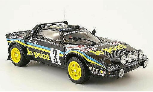 Lancia Stratos HF 1/18 Sun Star rallye no.3 le point tour de france 1980 modelauto