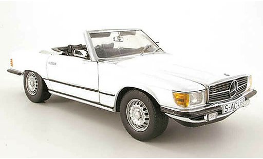 Mercedes 350 Base 1/18 Sun Star (r107) wit 1977 modelauto