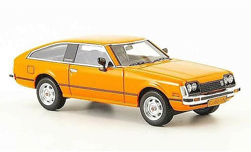 Toyota Celica Mk2 1/43 Neo (a40) oranje modelauto