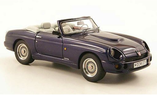 MG RV8 Base 1/43 Neo blauw LHD Lim. Aufl. 300 St. 1994 modelauto