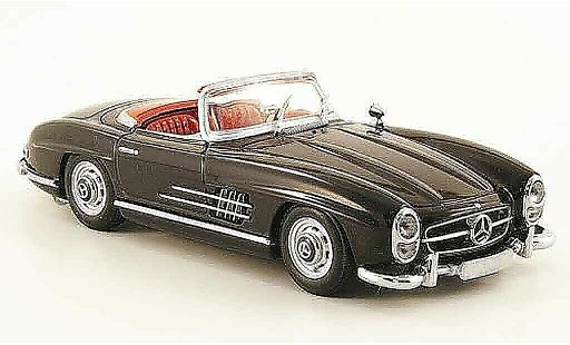 Mercedes 300 Roadster 1/43 Minichamps zwart 1957 modelauto