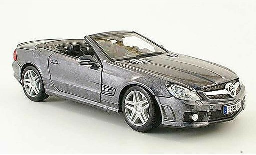 Mercedes Classe SL 63 1/18 Maisto amg grijs sondermodell mcw 2009 modelauto