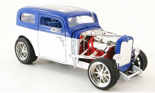 Ford Model A Custom 1/18 Yat Ming wit/blauw 1931 modelauto