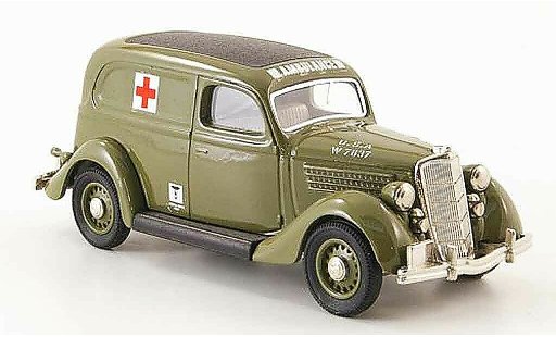 Ford 35 Type Flotte 1/43 Rextoys 48 US Medical Corps Ambulance 1935 modelauto