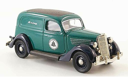 Ford 35 Type Flotte 1/43 Rextoys 48 Bell Telephone groen zwart 1935 modelauto