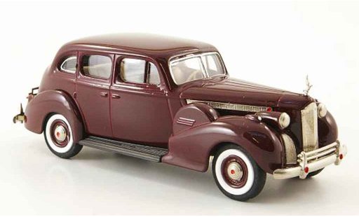 Packard Super 8 Sedan 1/43 Rextoys rood 1940 modelauto