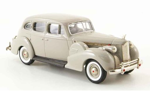 Packard Super 8 Sedan 1/43 Rextoys grijs 1940 modelauto