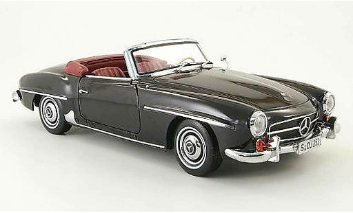 Mercedes 190 Base 1/18 Norev (w121 bii) zwart modelauto