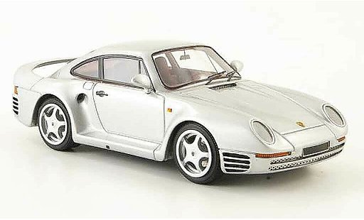 Porsche 959 1984 1/43 Look Smart grijs metallic modelauto