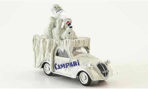 Fiat 500 B 1/43 Brumm Furgoncino Campari 1950 modelauto