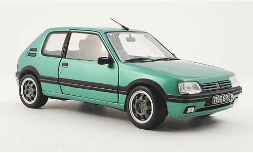 Peugeot 205 GTI 1/18 Norev Griffe groen 1990 modelauto