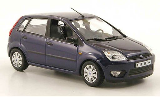 Ford Fiesta MKIV 1/43 Minichamps blauw 5-portes modelauto