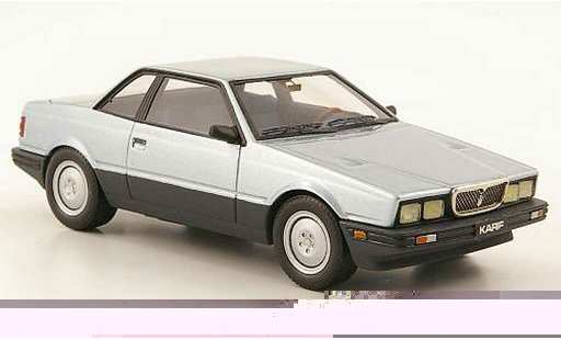 Maserati Karif Base 1/43 Replicars grijs blauw 1988 modelauto