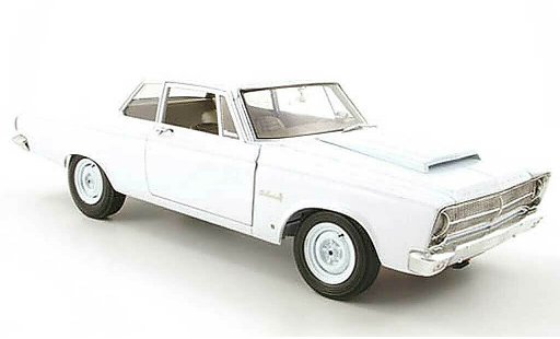 Plymouth Belvedere 1965 1/18 Highway 61 wit modelauto