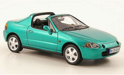 Honda CRX del Sol 1/43 Neo groen limit. Auflage 300 1992 modelauto