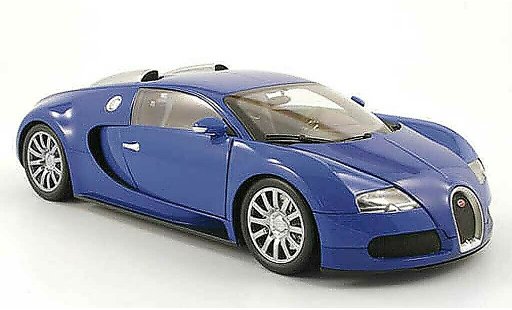 Bugatti Veyron coupe 1/18 Minichamps 16.4 blauw 2010 modelauto