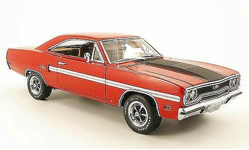Plymouth GTX 1970 1/18 GMP hemi rood/matzwart modelauto