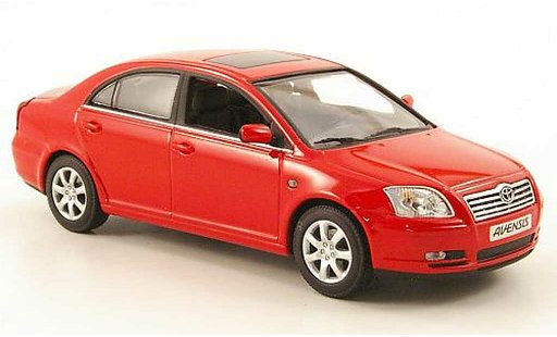 Toyota Avensis Base 1/43 Minichamps rood 2002 modelauto