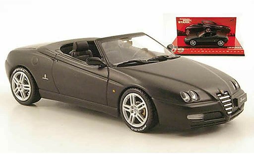 Alfa Romeo Spider GTV twin spark 1/43 Minichamps 2003 mat-zwart modelauto