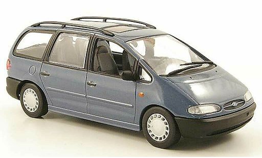 Ford Galaxy Berline 1/43 Minichamps MKI blauwgrijs 1995 modelauto