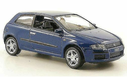 Fiat Stilo Berlina 1/43 Hachette blauw 3-portes 2002 modelauto