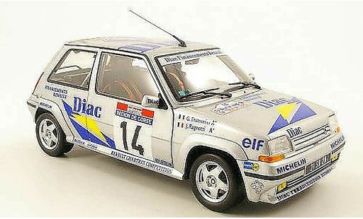 Renault 5 Rallye 1/18 Norev GT Turbo no.14 diac tour de corse 1990 j.ragnotti / g.thimonier modelauto