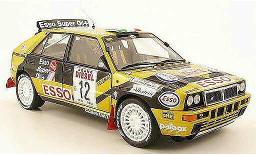 Lancia Delta HF Integrale Evoluzione II 1/18 Kyosho evo 2 no.12 rallye san remo 1993 g.b.pianezzola / l.roggia modelauto