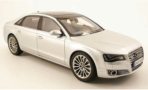 Audi A8 w12 l 1/18 Kyosho grijs metallic 2010 modelauto