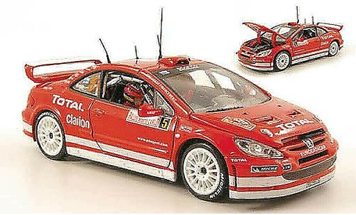 Peugeot 307 WRC 1/43 Vitesse No.5 Total Rally Monte Carlo 2004 modelauto