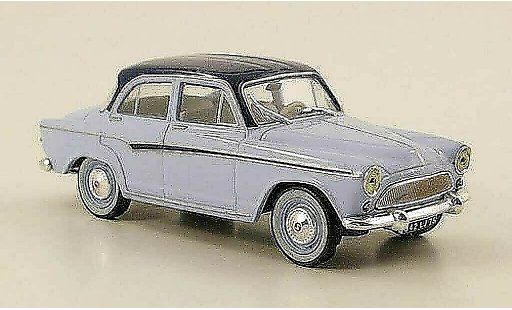 Simca P 60 Elysee 1/43 Nostalgie blauw /zwart-blauw 1958 modelauto