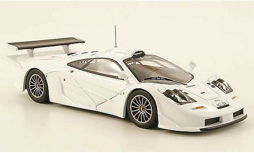 McLaren F1 GTR GTR Long Tail 1/43 IXO wit Homologationsmodell 1997 modelauto