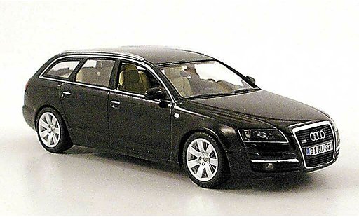 Audi A6 avant 1/43 Minichamps (C6) zwart 2004 modelauto