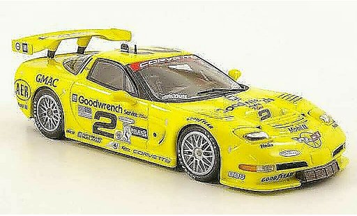 Chevrolet Corvette course 1/43 Minichamps C5 R GTS No.2 winnaar 24h Daytona 2001 modelauto