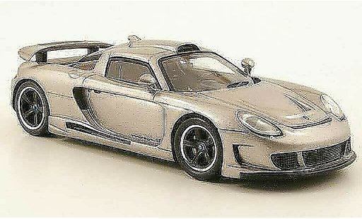 Gemballa Mirage GT 1/43 Spark grijs modelauto