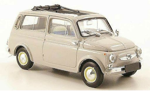 Steyr Puch 700 Base 1/43 Brumm C grijs geoffnet 1961 modelauto