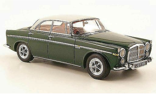 Rover P5B Coupe 1/43 Neo zwart-groen/grijs RHD 1971 modelauto