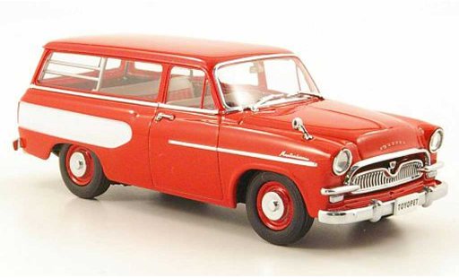 Toyopet Masterline Light Van 1/43 Ebbro rood/wit 1959 modelauto