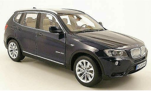 Bmw X3 F25 1/18 Norev blauw 2010 modelauto