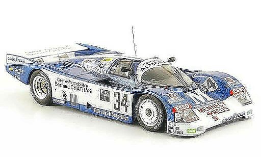 Porsche 962 1989 1/43 Spark C No.34 Almeras 24h Le Mans modelauto