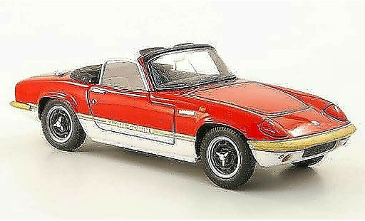 Lotus Elan Sprint 1/43 Spark S4 DHC rood/wit 1971 modelauto