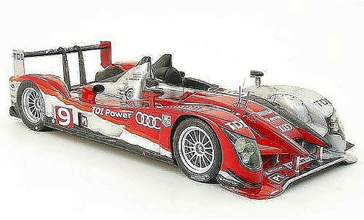 Audi R15 course 1/18 Spark tdi no.9 24h le mans 2010 t.bernhard / r.dumas / m.rockenfeller modelauto