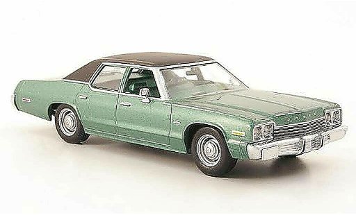 Dodge Monaco 1974 1/43 Minichamps groen/zwart modelauto
