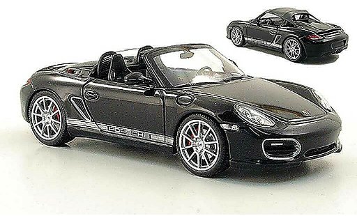 Porsche 718 Spyder 1/43 Minichamps zwart 2010 modelauto