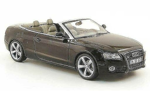 Audi A5 cabriolet 1/43 Schuco zwart modelauto