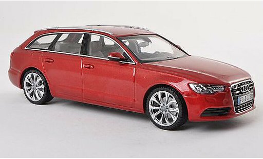 Audi A6 avant 1/43 Schuco (C7) rood modelauto