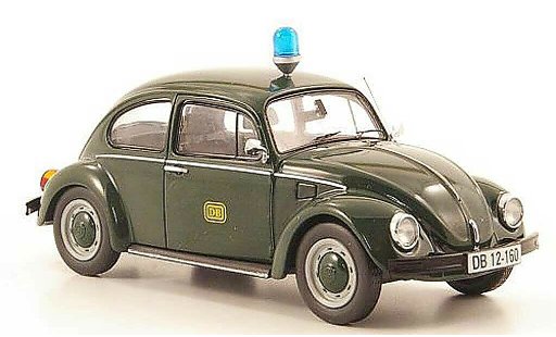 Volkswagen Kafer Base 1/43 Schuco DB Bahnpolitie modelauto